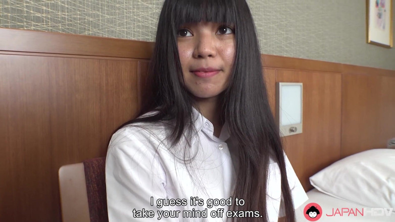 Japan HDV: เอม่า ข้ามสอบเพื่อโดนเย็ดในห้องโรงแรม