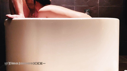 TinaJamesXXX: Otel banyo zamanı