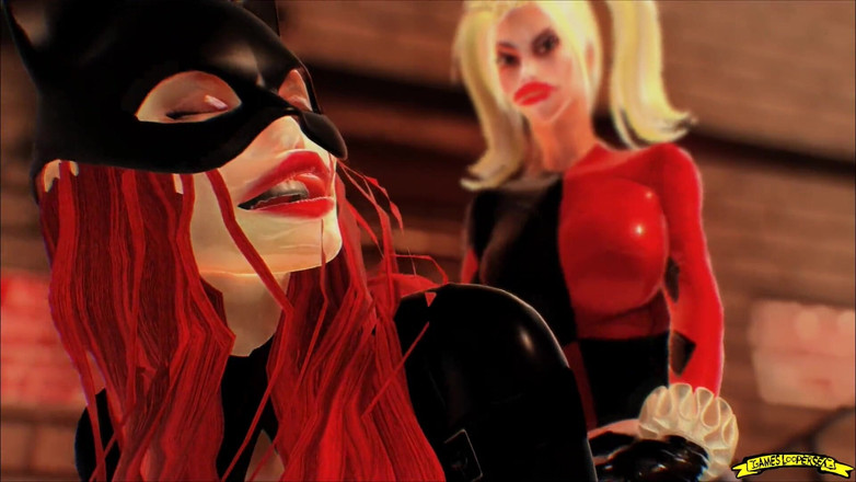 Gameslooper Sex Futanation: Harley Quinn का पड़ोस - एनीमेशन