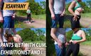 XSanyAny and ShinyLaska: Pants wet with cum
