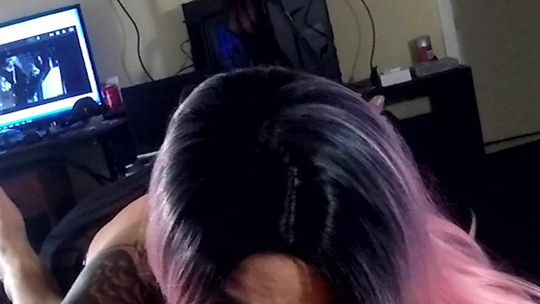 Smash Thots Films: I smash thot sexy Stella Mae in pink wig. Another...