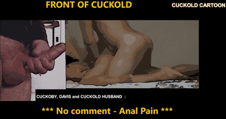 Cuckoby: Cuckold cartoon : Anal in front of husband