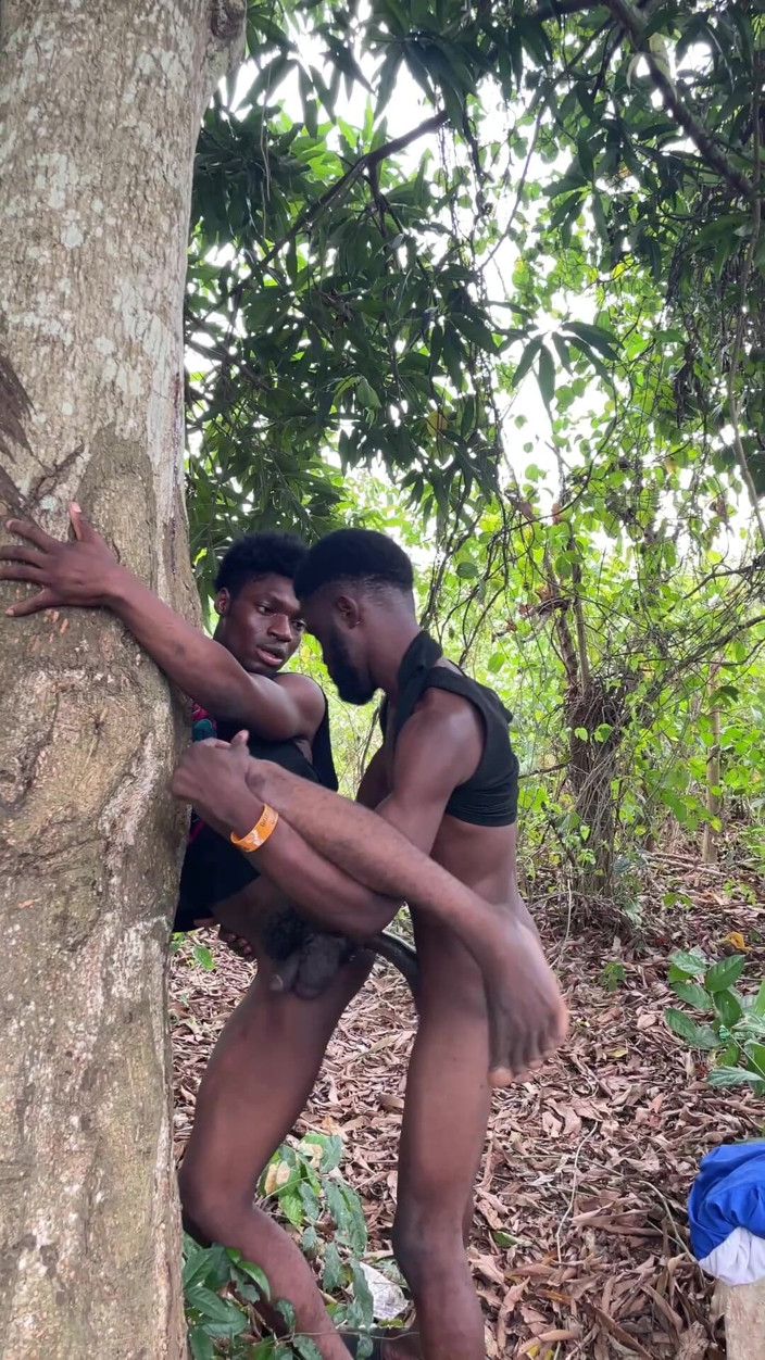 Vicfairy: Black Thug Relaxing in the Bush