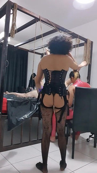Anal Fisting and Huge Strapon Fucking by 2 Asian Dominatrixes