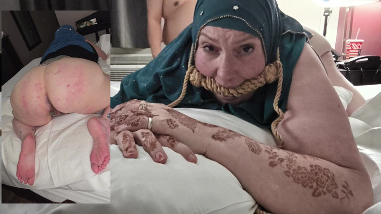 CrippleFreak4U: Hijabi cripple bum BDSM aus beiden Winkeln