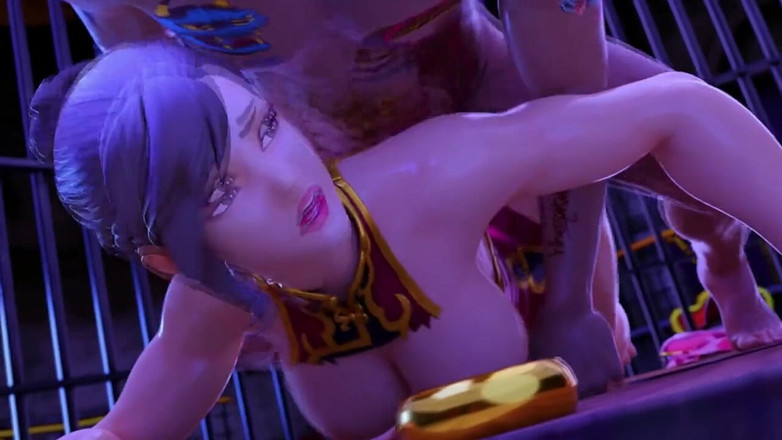 Velvixian 3D: Chun Li verraste anale neukpartij