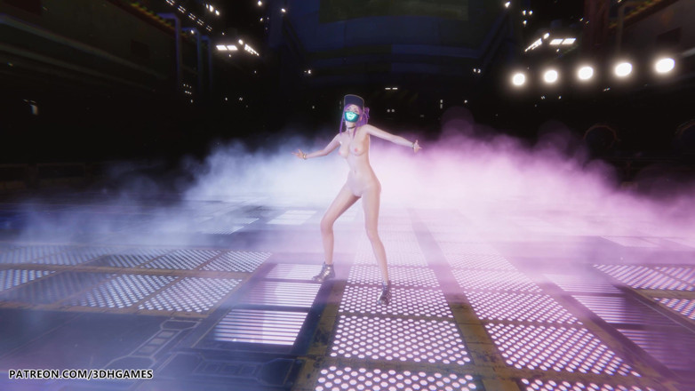 3D-Hentai Games: Mmd Lisa - Futw Akali Sexy Naked Dance League of Legends...