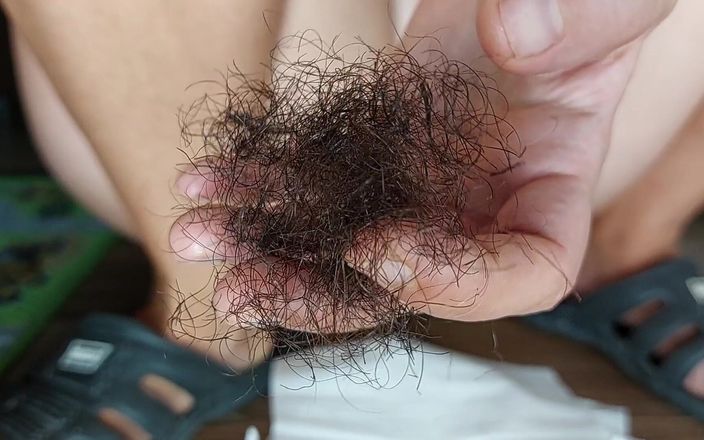 Amateur_MS: Jag spionerar naken brunett, hårig fitta, stora tuttar. sexig latina...