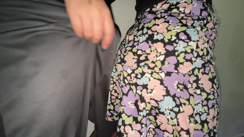 CoupleOfHotSins: You Can See It When She Strokes the Stranger's Penis