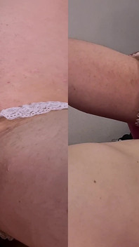 Gay Prostate Orgasm with Huge Dildo in His Ass and Cute Underwear