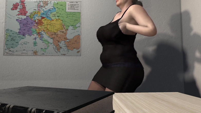 Wraith ward: Teacher fingering her pussy in front of her Student: 3D Porn