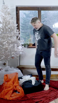French MILF Hedone and Terry Kemaco Unwrap Xmas Gifts Including Fuck Machine and Silicone Doll for Rough Play