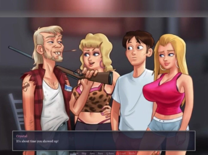3DXXXTEEN2 Cartoon: Jenny strips down for sluttygram. 3D porn cartoon sex
