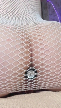 Sexy Fishnet, Anal Plug, Masturbation, Pleasurable Anal
