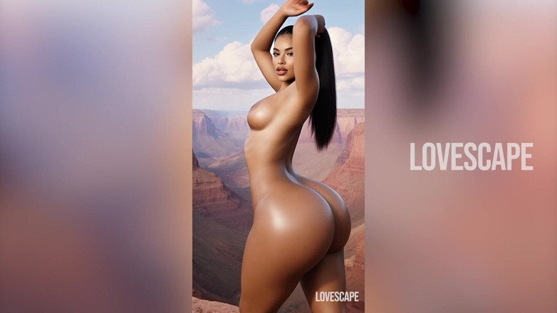 Lovescape: Гірська латинка з лугом - грубий трах раком і капає з фінішу