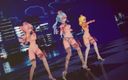 Mmd anime girls: Mmd R-18 Anime Girls Sexy Dancing Clip 451