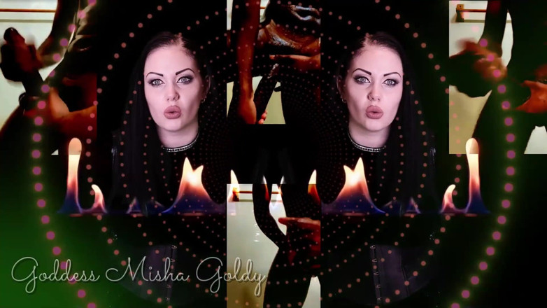 Goddess Misha Goldy: 大黑屌思想操！没有什么能让你像大黑屌一样激烈高潮的了！