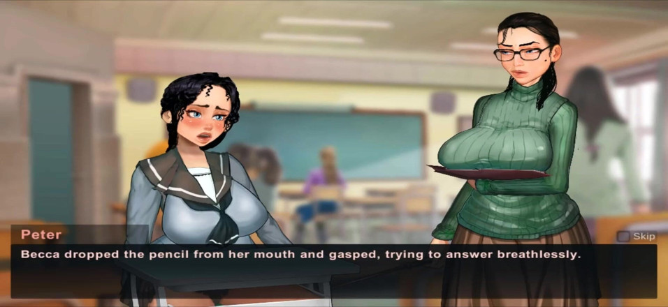 Hentai World: Taffy tales teef kreunen in een klas