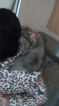 Milfycalla Face Fucking and Cumming Over My Glossy Puffer Jacket Linner 166