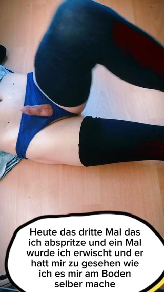 Lisa10: Solo Boy Sissy Crossdresse Cum