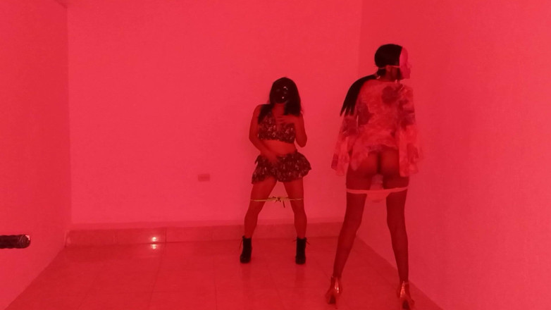 Martin13: Лучшие друзья собираются вместе, чтобы сделать чувственный танец, показывая вагины