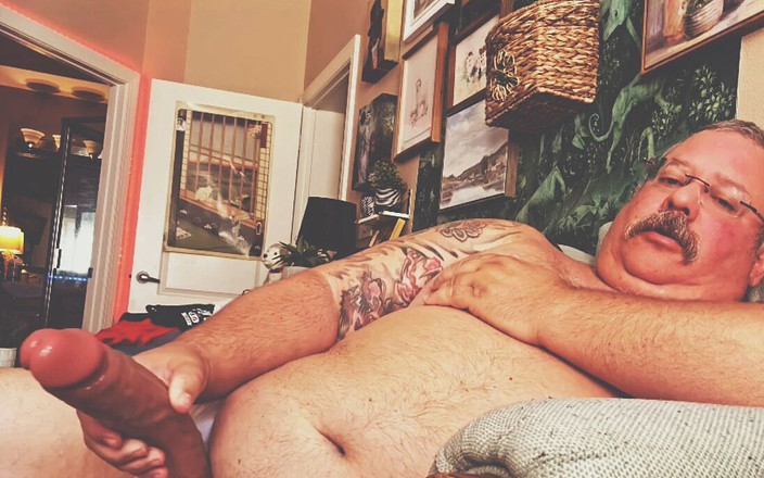 Hand-Free-Daddy-Chub: Ohne hände, sperma-tribut, der monate gedauert hat: guter wert