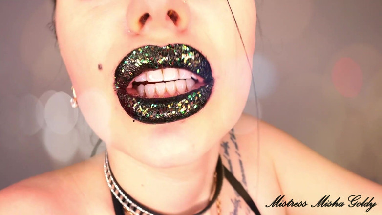 Goddess Misha Goldy: Мої чарівні губи мають силу над тобою
