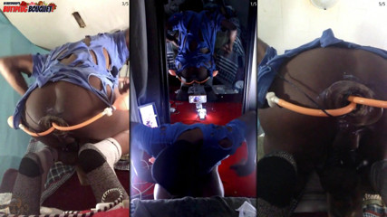 Ass Monkey: Bouquet of butt plugs and a vibrator gaping