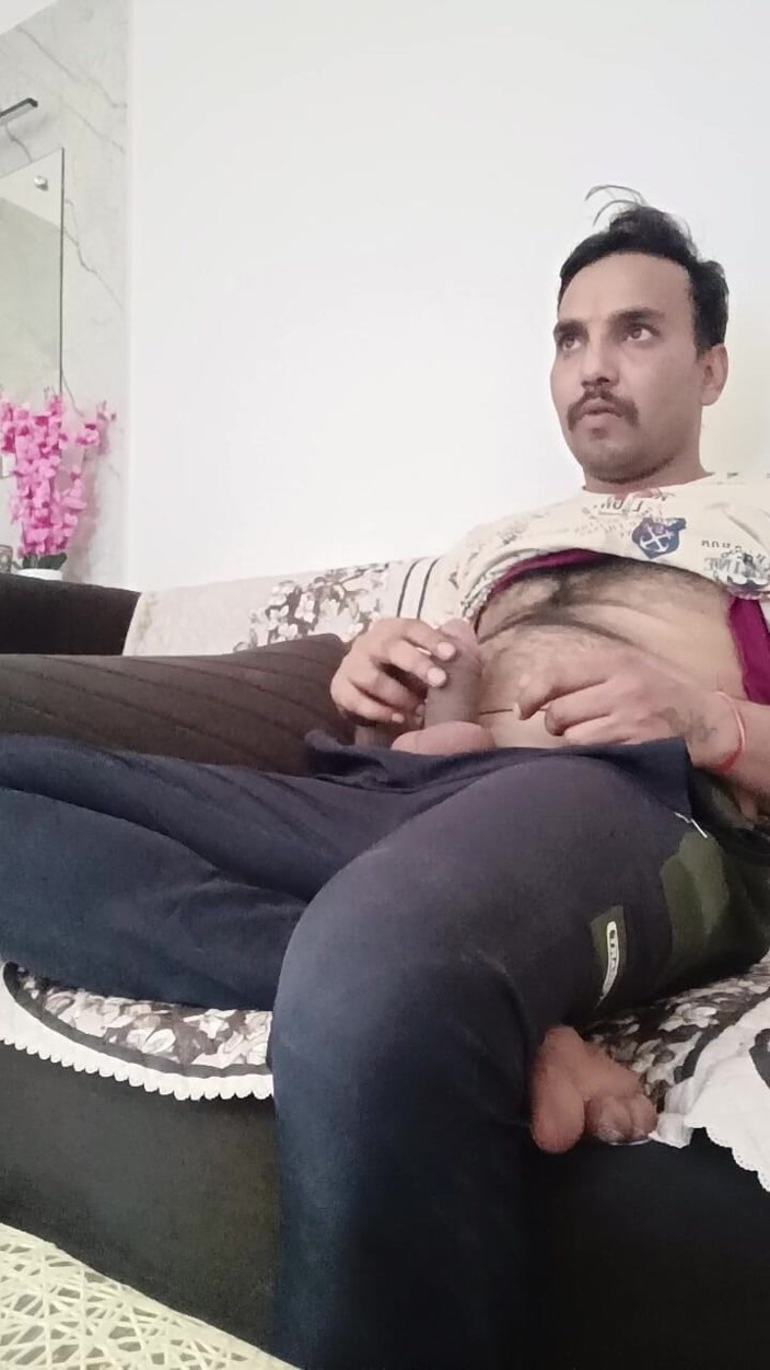 Rajasthani-old-lover: Masturbating on My Couch Watching TV