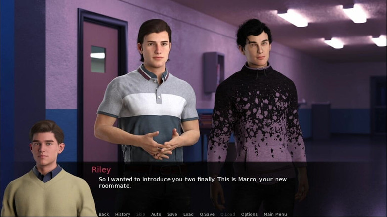 Gay Amaran: 신입생 체육 게임 플레이 17부