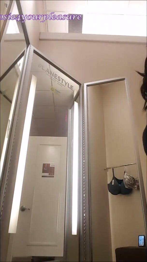 Josie4yourpleasure: Trying on Bras in the Dressing Room