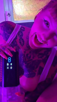 My Girlfriend Uses Cock Sucker Toy on My Big Cock
