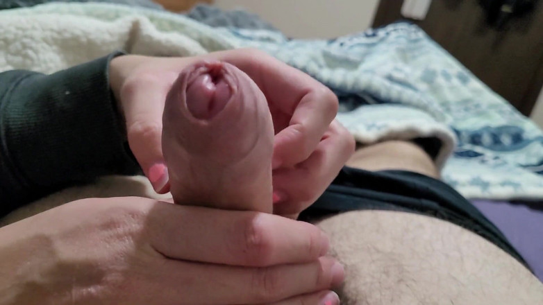 Mimiandevan: Edging Handjob Until Explosive Cumshot Everywhere