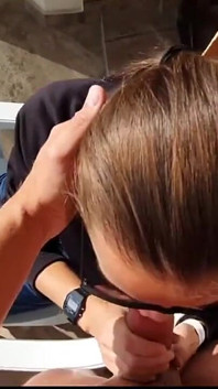 Stretching My Super Fit Little Stepsister's Mouth and Pussy by the Sea POV + Bonus Cumshot