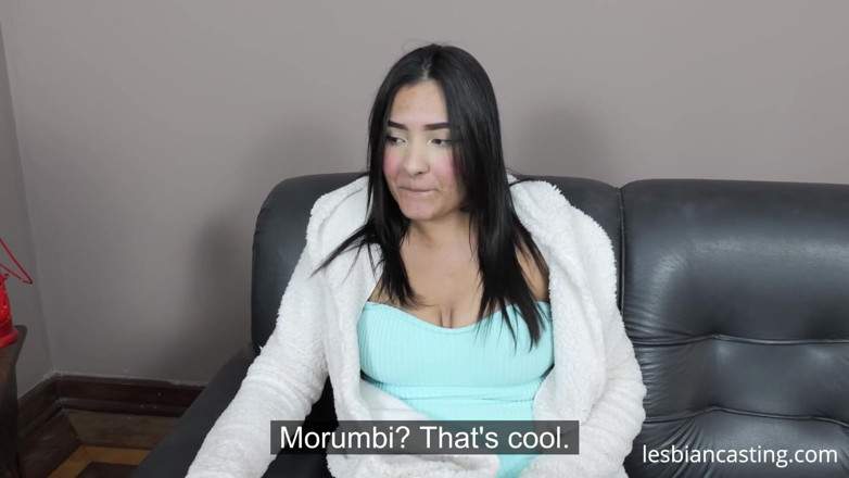 LesbianCasting: Lesbian Casting Couch with Naughty Blonde and Young Latina