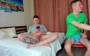 Morflot24: Young Twink Evgeny Gives a Blowjob to an 18yo Buddy!