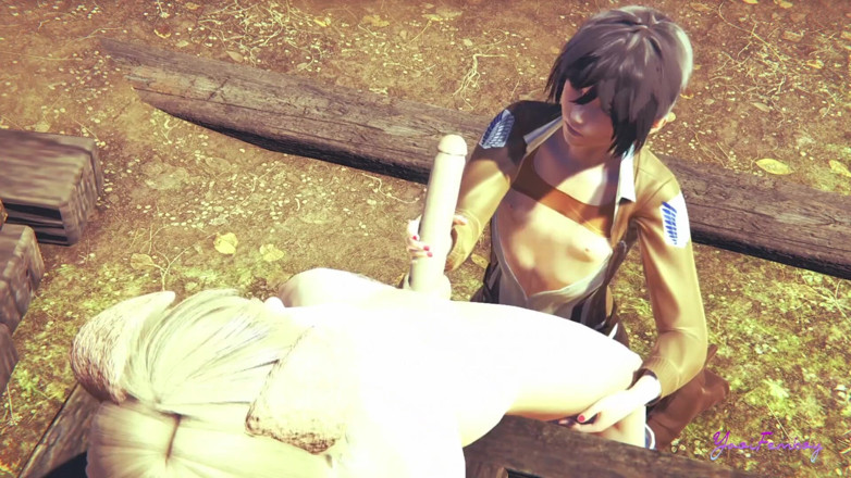 Yaoitube: On Titans yaoi Femboy - eren handjob und fingern