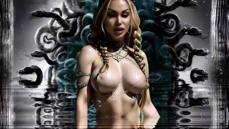 Goddess Misha Goldy: 在加贡持有的咒语下 - 狂喜中冷。精神高潮 Hfo