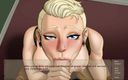 Dirty GamesXxX: Shelter: Horny Blondie with Short Hair Blowjob Deepthroat and Cum...