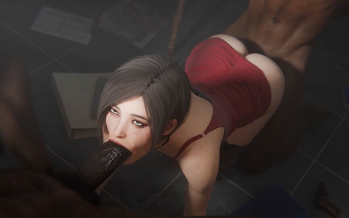 Realms of lust 3D: Madruga3d淫乱女が2本の巨大な黒人チンポに挑む - 強烈なダブル挿入、深いアナルと喉