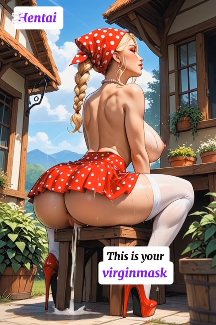 Virgin masks: Malaikat gergasi yang mengongkek neraka keluar dari dara cina