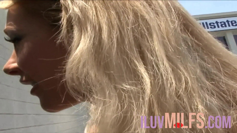 Iluvmilfs: Blonde small tits lesbians fucking each other with a dildo