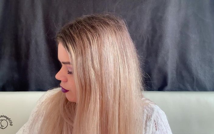 Your fantasy studio: Röker fetisch med fin smink och rökringar