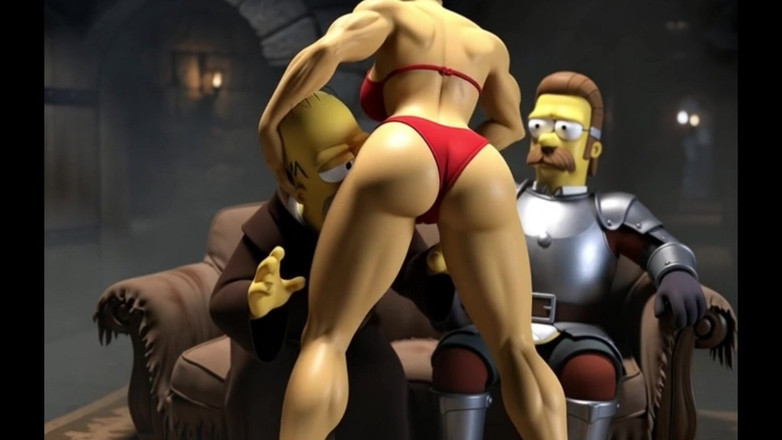Octopussy Lovers Club: Privater Cuckold-club. Exklusive 3D Simpsons Cartoon-parodie.