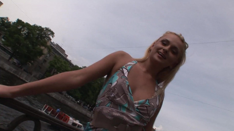 European fresh porn: A Blonde Hottie Flashes and Pisses on the Street Before...