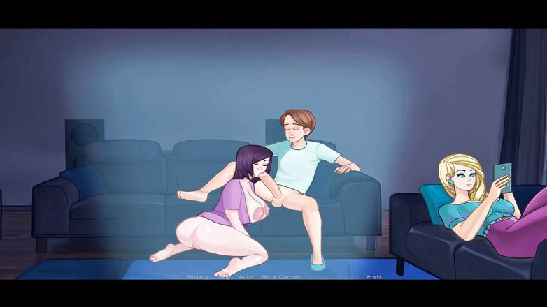 Hentai World: Sexnote milfka mi kouří péro, zatímco přítelkyně telefonuje