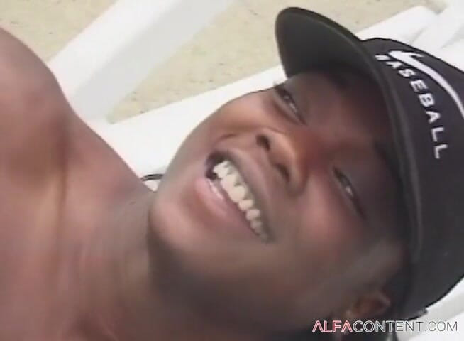 Alfa Planet: Incredible interracial by the pool featuring a fantastic ebony