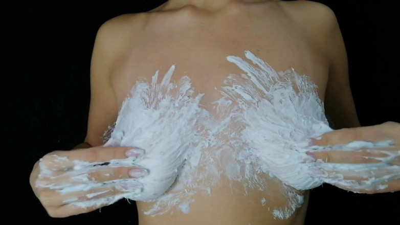 Nipple Stock: Boobs in foam
