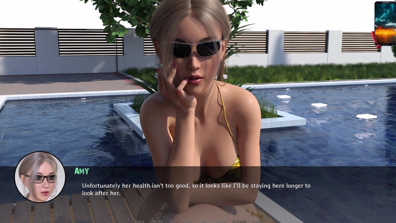 3D Cartoon Porn: Reunion 9 - Keseronokan lesbian Amy dan Rachel di kolam renang ditangkap...