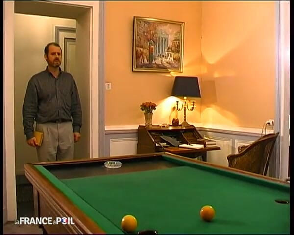 French Family Secrets: A Rather Hot Pool Game for a Student and Her...